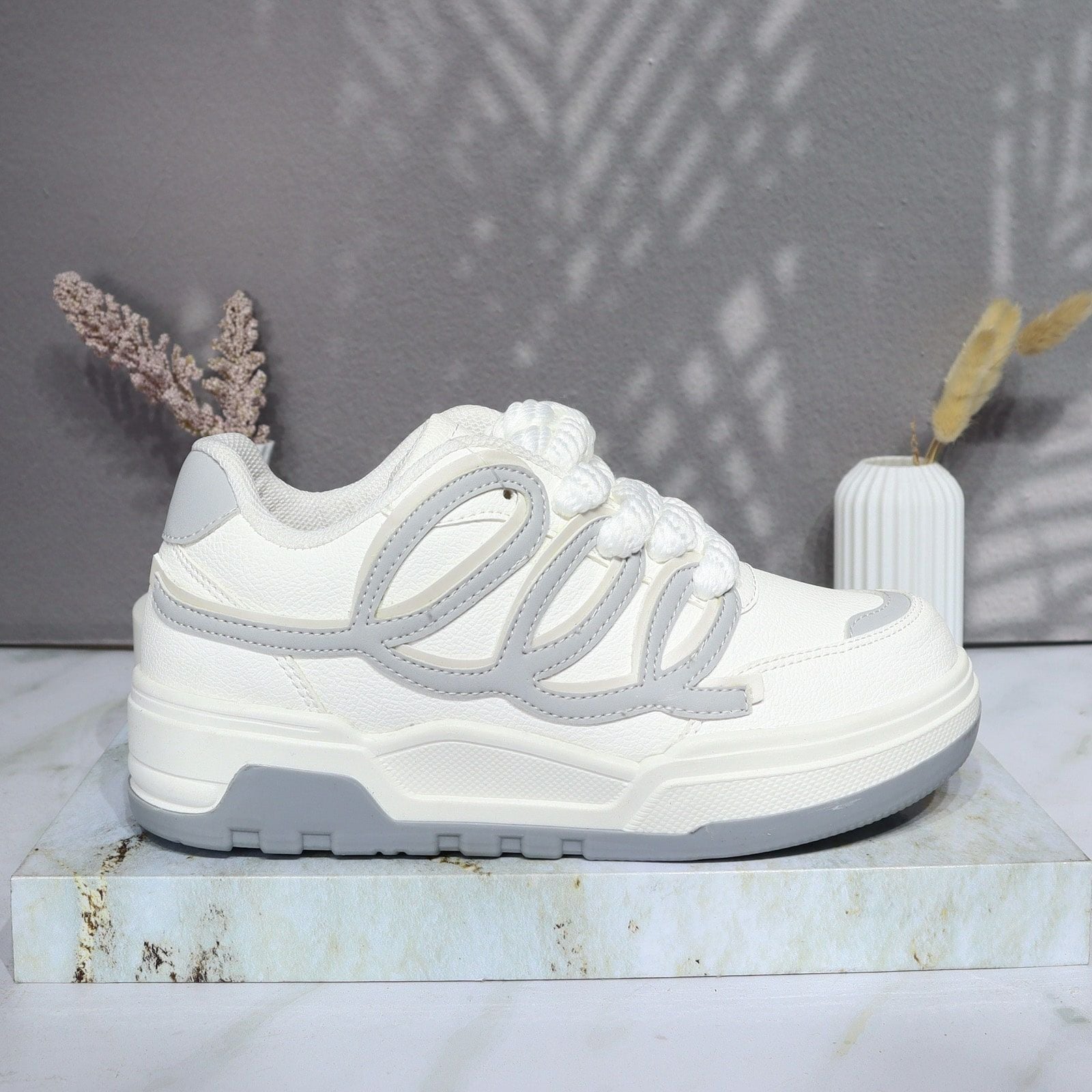 Tenis talco x gris para mujer TA1107