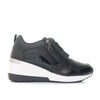 Tenis negrox tela para mujer TA809
