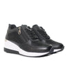 Tenis negrox tela para mujer TA809