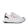 Tenis blanco x azul x rojo para mujer TA967