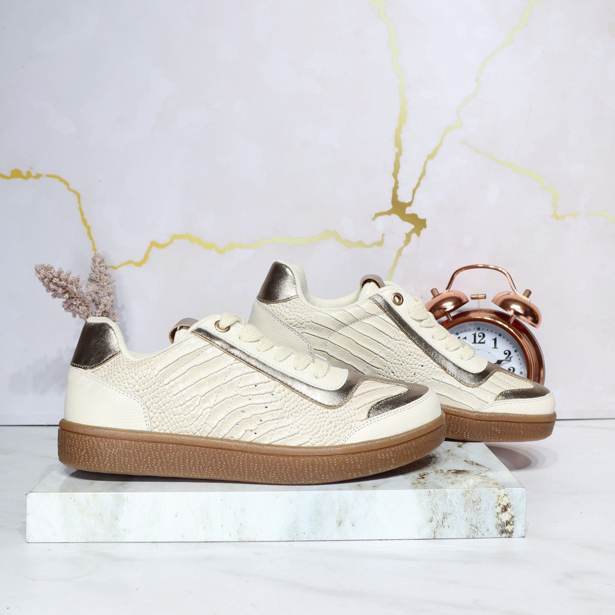 Tenis talco cuero para mujer TAC1047