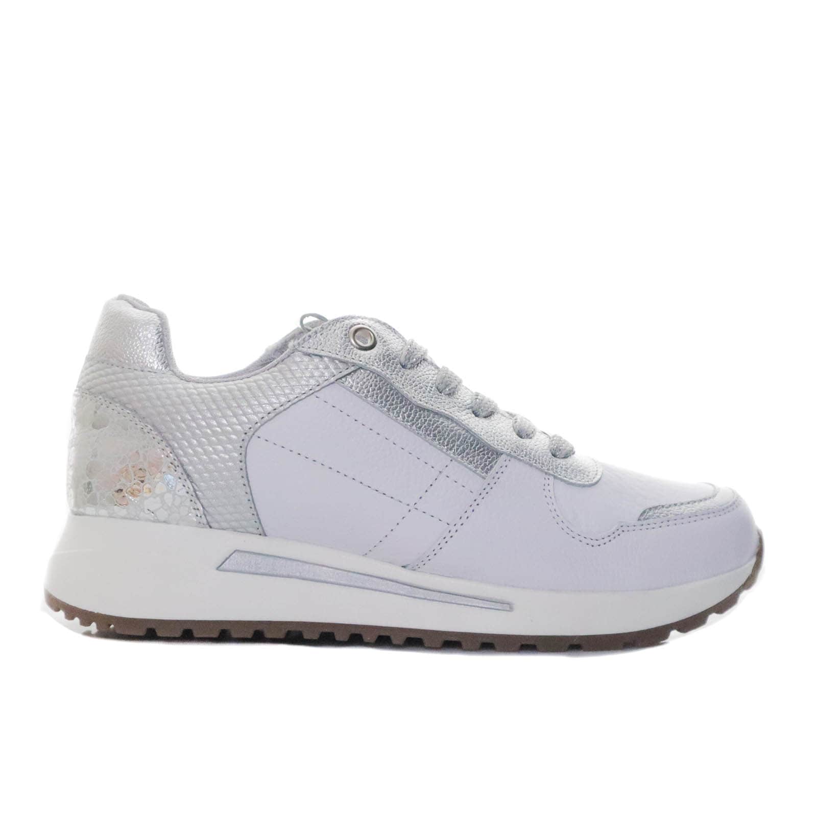 Bolichero blanco x plata para mujer TAC939