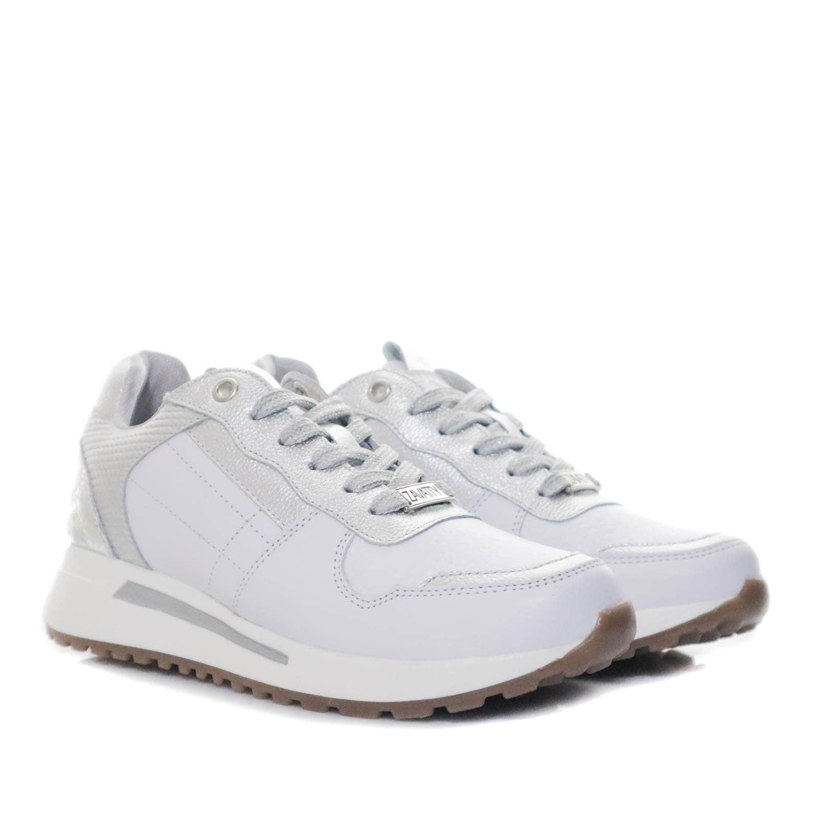 Bolichero blanco x plata para mujer TAC939