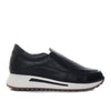 Mocasin negro cuero para mujer TAC944