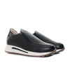 Mocasin negro cuero para mujer TAC944