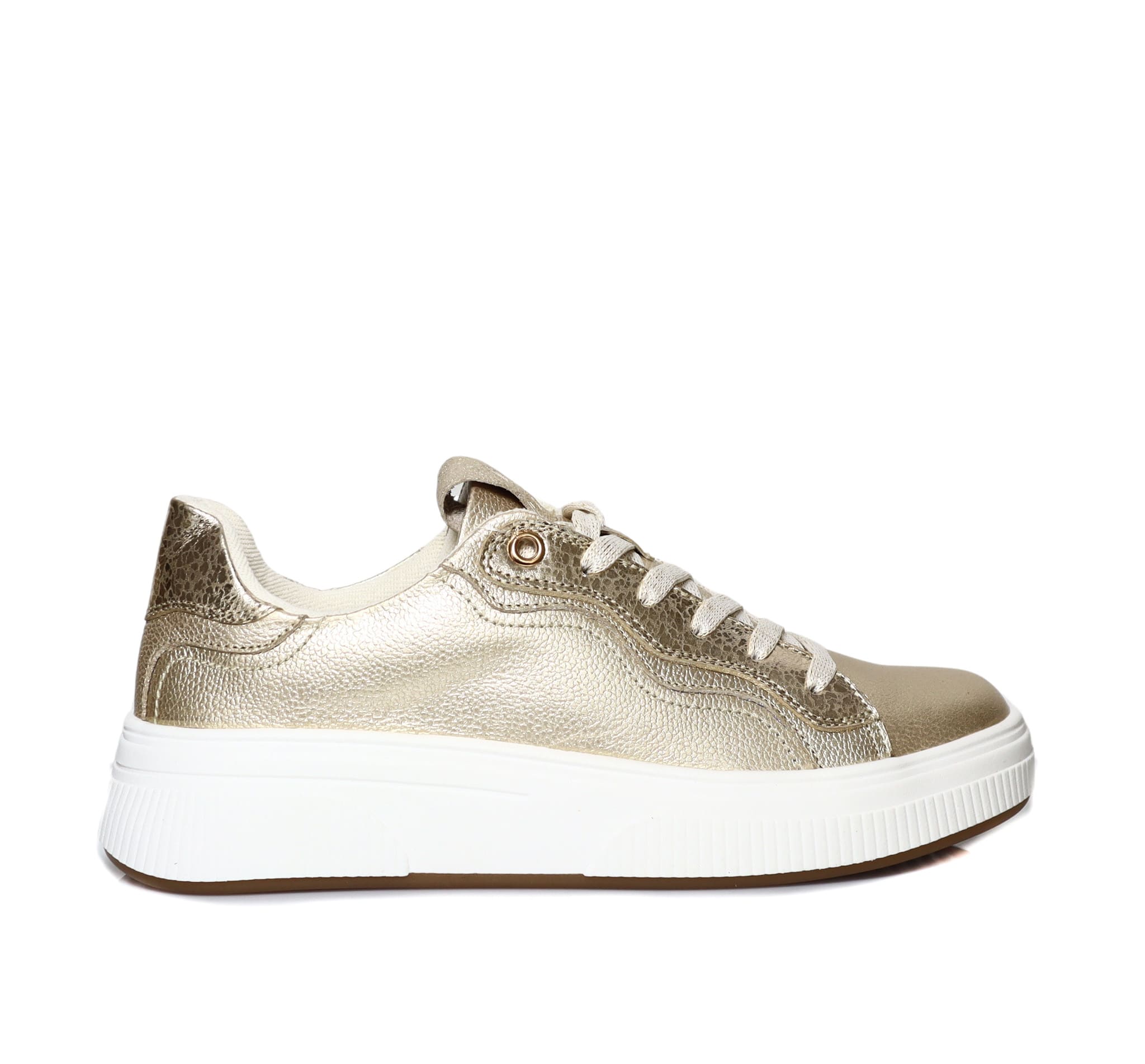 Tenis dorado folia para mujer TAC945