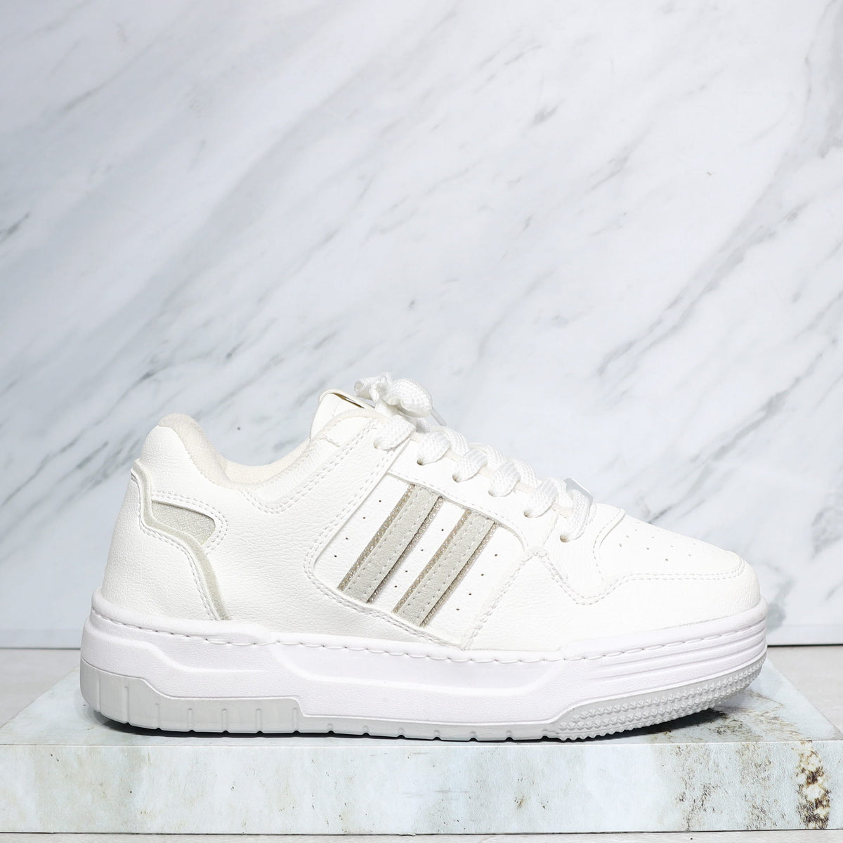 Tenis marfil x beige x champaña para mujer YG407-Z761