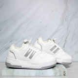 Tenis marfil x plata para mujer YG407-Z761