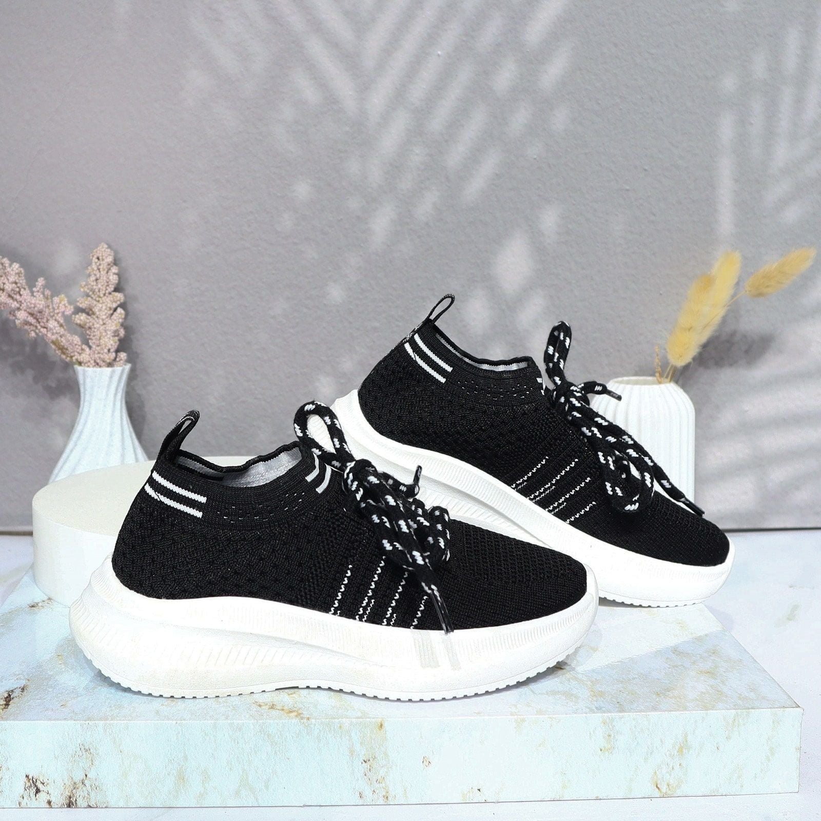 Tenis negro para niña PN1-1-Z400