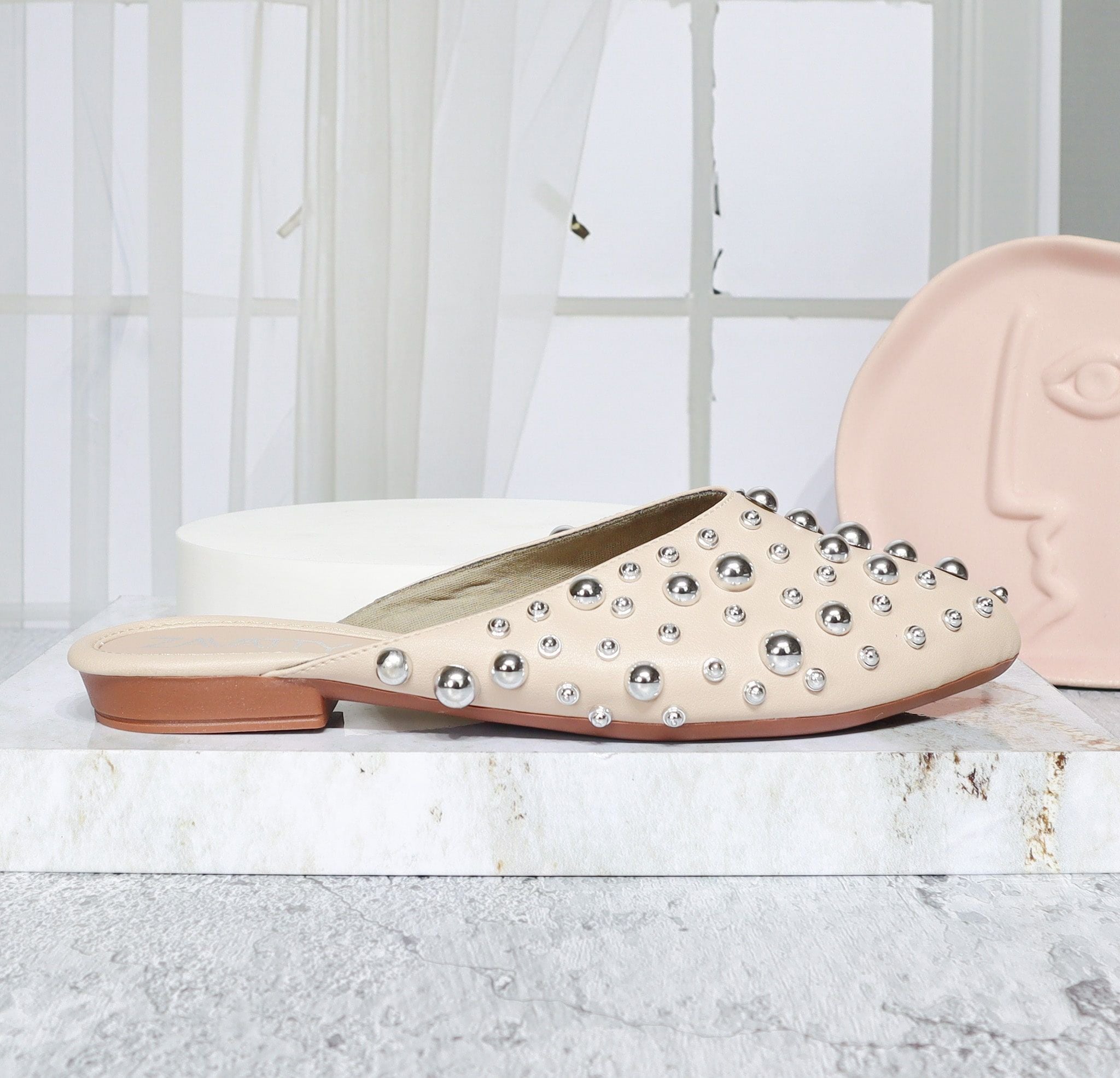 Baleta beige para mujer 442-Z191