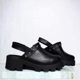 Zueco negro para mujer ATENEA-Z126