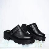 Zueco negro para mujer GRECIA-Z126