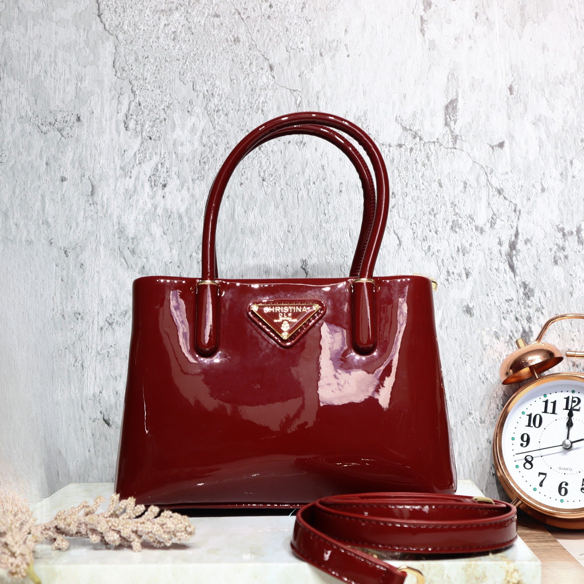 Bolso para mujer BOLZ7186A ROJO CHAROL