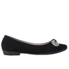 Baleta negro nobuck para mujer 145-Z597