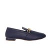 Baleta azul cuero para mujer H-ELA