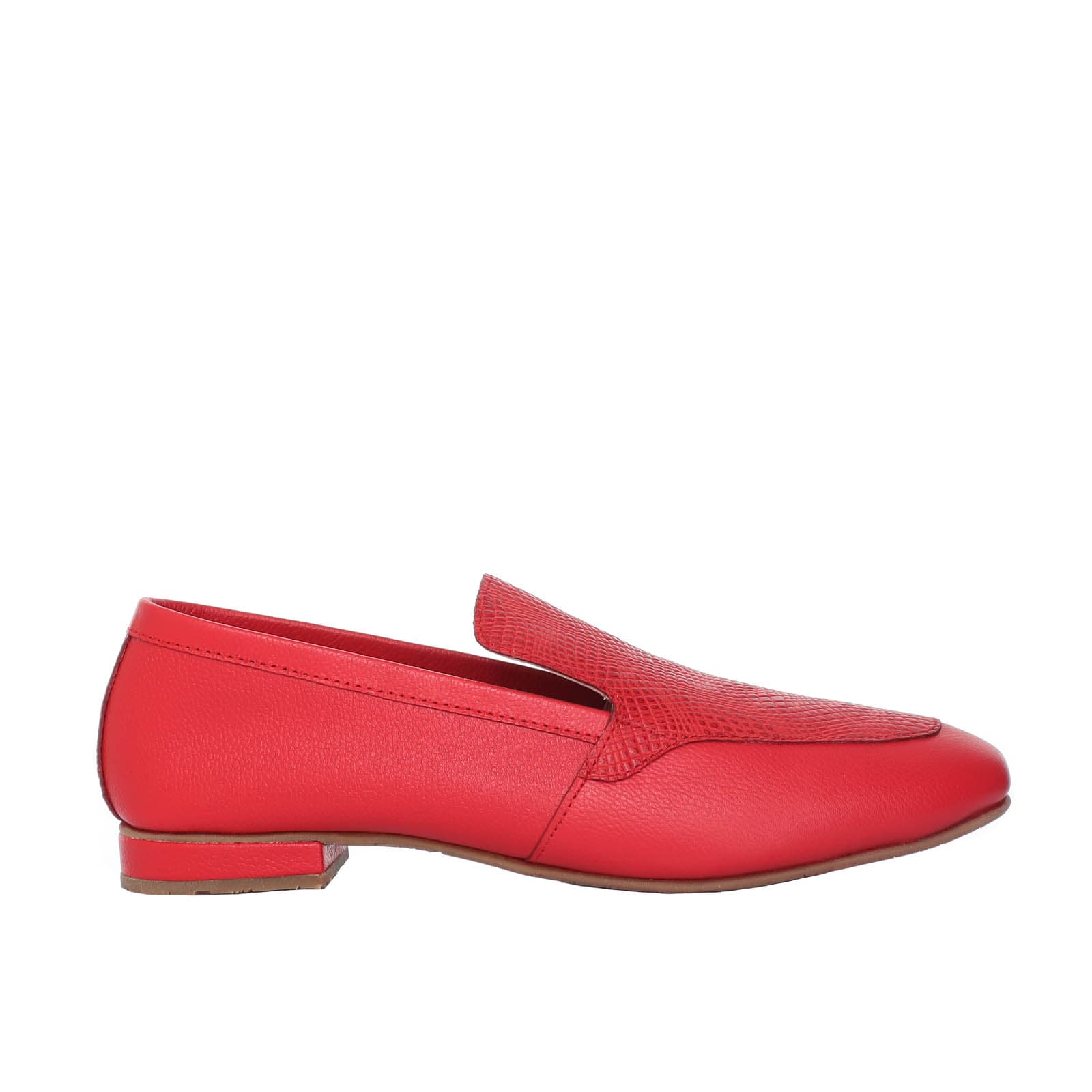 Baleta rojo cuero para mujer H-LIA