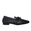 Baleta negro cuero para mujer H-ELA