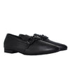 Baleta negro cuero para mujer H-ELA