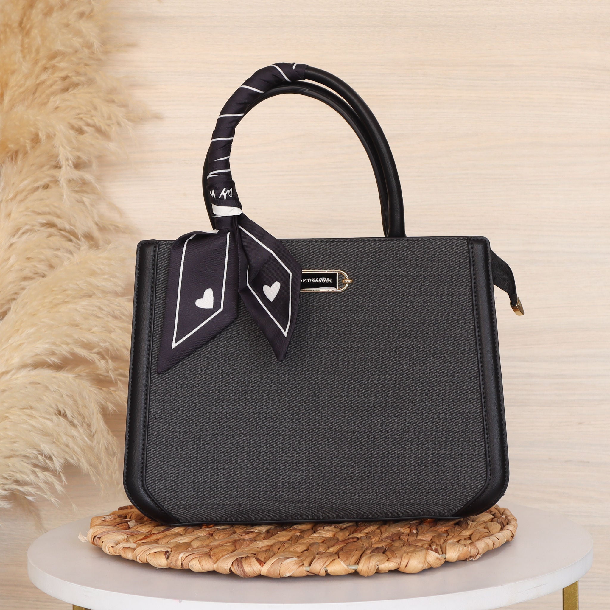 Bolso negro para mujer BOLZ6895