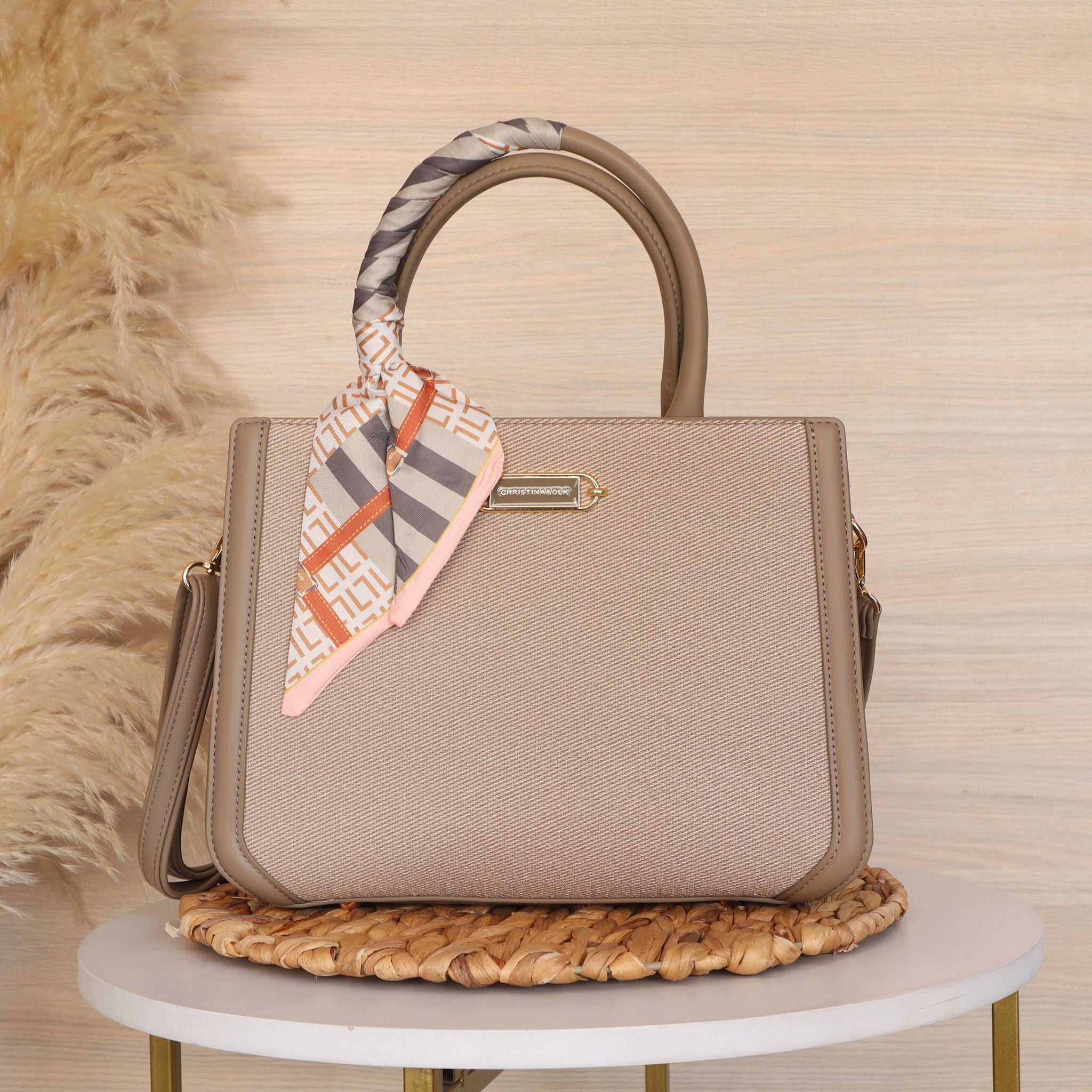 Bolso taupe para mujer BOLZ6895
