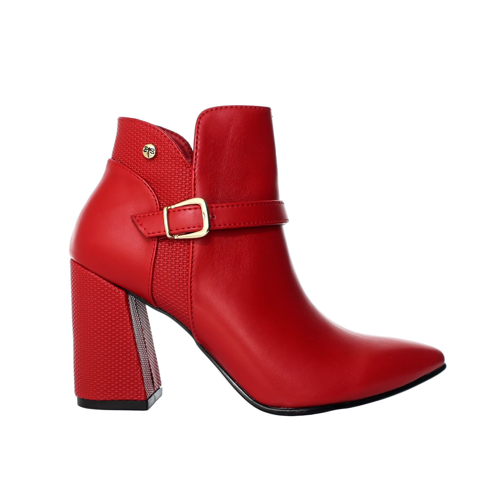 Botin rojo online mujer