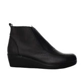 Botin negro cuero para mujer H-ABRIL