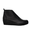 Botin negro cuero para mujer H-ABRIL