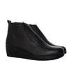 Botin negro cuero para mujer H-ABRIL