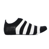 Media tobillera color negro x blanco Ref49