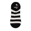 Media tobillera color negro x blanco Ref49