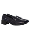 Mocasin azul charol para mujer BOOS-Z223