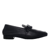 Baleta negro cuero para mujer H-ELA