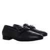 Baleta negro cuero para mujer H-ELA