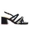 Sandalia tacon negro para mujer 1607-Z562