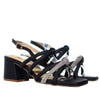 Sandalia tacon negro para mujer 1607-Z562