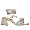 Sandalia tacon champaña para mujer 1608-Z562