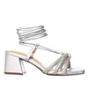 Sandalia tacon plata para mujer 1608-Z562