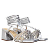 Sandalia tacon plata para mujer 1608-Z562