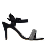 Sandalia tacon negro para mujer 2014-z471