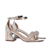 Sandalia tacon plata espejo para mujer 2351-Z148