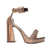 Sandalia tacon oro rosa espejo para mujer 2594-Z148