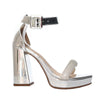 Sandalia tacon plata espejo para mujer 2594-Z148