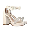 Sandalia tacon talco para mujer 2594-Z148