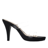 Sandalia tacon negro para mujer 2627-Z148
