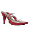 Sandalia tacon rojo para mujer 2627-Z148