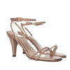 Sandalia tacon oro rosa para mujer 5053-Z148