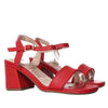 Sandalia tacon rojo para mujer 5208-1-Z132