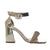 Sandalia tacon champaña espejo para mujer 72351-Z148