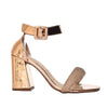 Sandalia tacon oro rosa espejo para mujer 72351-Z148