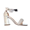 Sandalia tacon plata espejo para mujer 72351-Z148